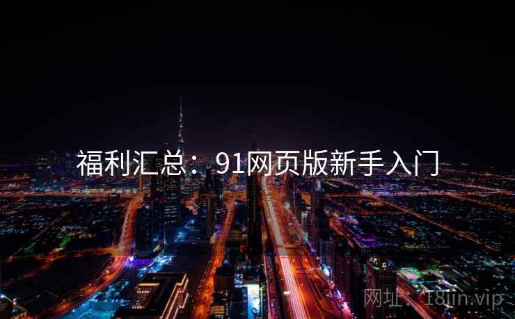 福利汇总：91网页版新手入门