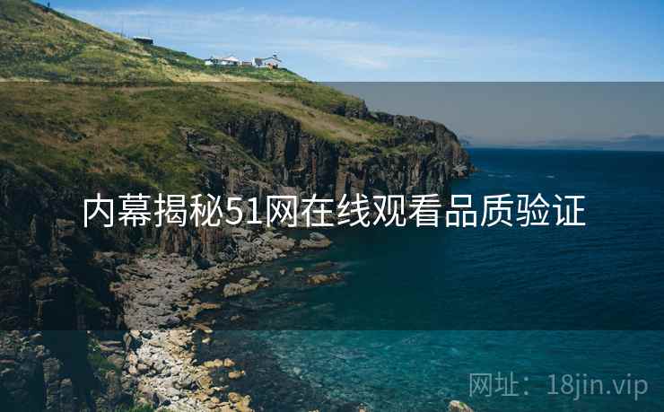 内幕揭秘51网在线观看品质验证